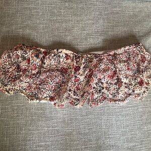 Victoria’s Secret Floral Pink Bandeau Bra - Large